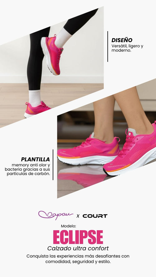 Tenis Eclipse Rosa