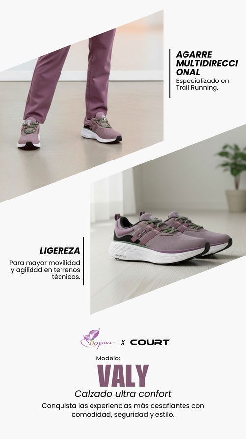 Tenis Valy Lila