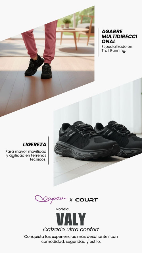 Tenis Valy Negro