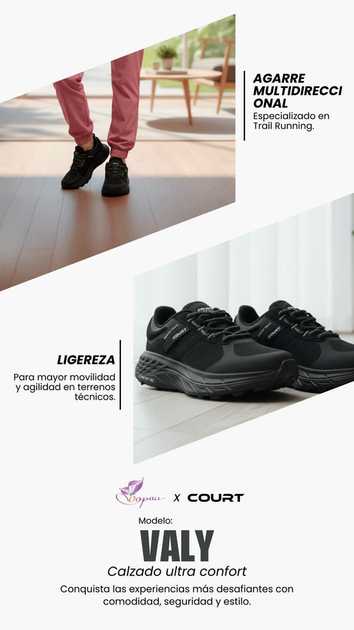 Tenis Valy Negro