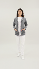 BATA MUJER GRIS ANTIFLUIDO