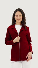 BATA MUJER ROJO ANTIFLUIDO