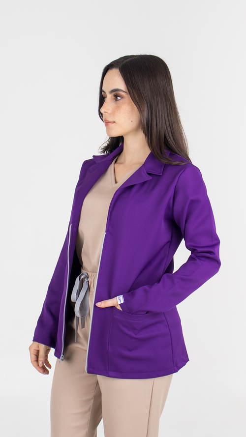 BATA MUJER MORADO ANTIFLUIDO