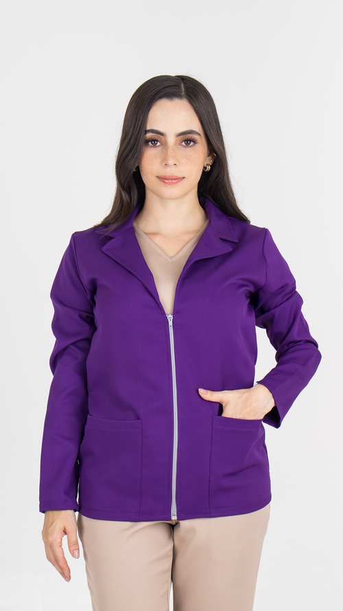 BATA MUJER MORADO ANTIFLUIDO