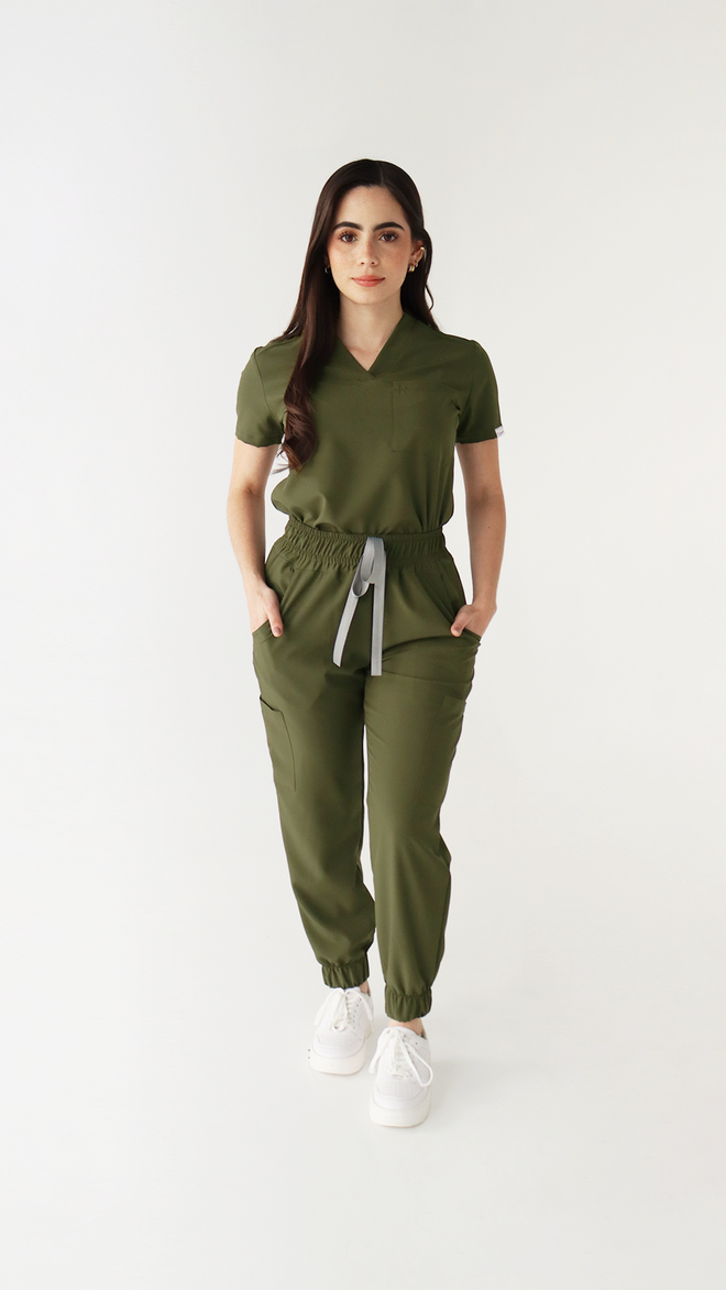 GRETA VERDE MILITAR ANTIFLUIDO