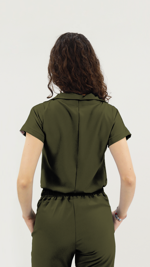 NINFA VERDE MILITAR ANTIFLUIDO